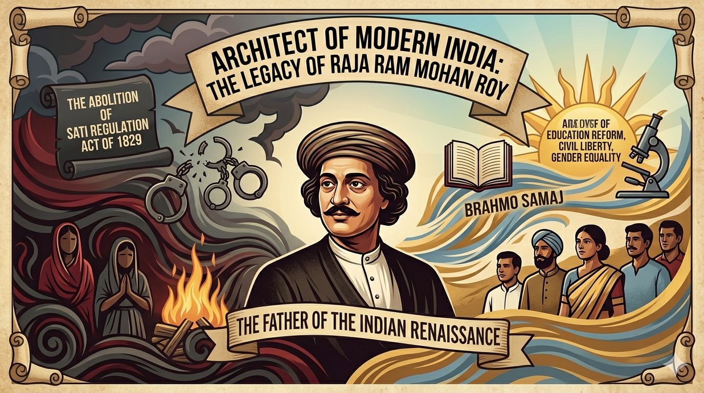 Image related to The Architect of Indian Modernity: Raja Ram Mohan Roy