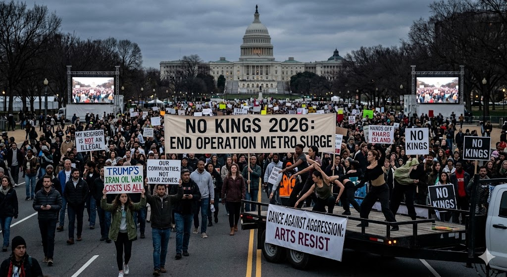 Image related to No Kings 2026: The Rise of Mass Protests & Iran Oil Crisis
