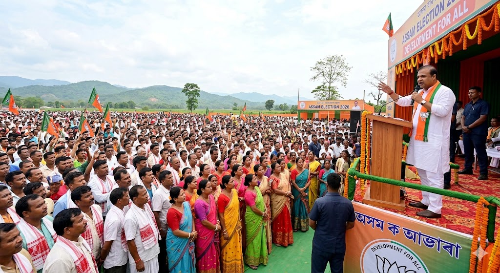 Image related to Assam Election 2026: BJP Eyes Third Term in Crucial Polls