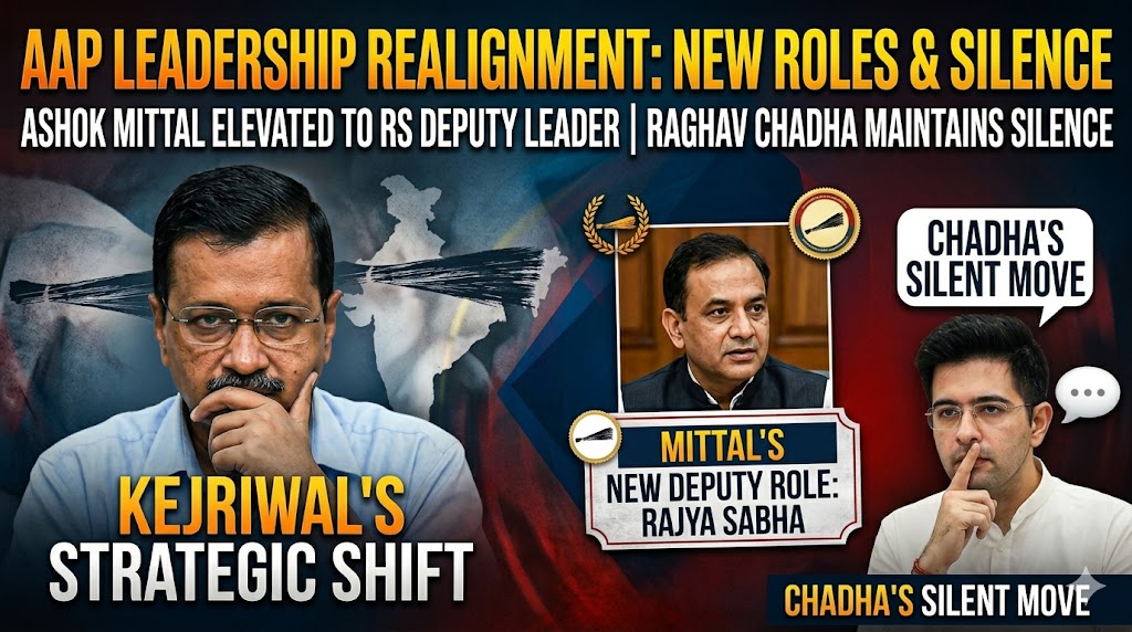 Image related to AAP Removes Raghav Chadha as Rajya Sabha Deputy Leader