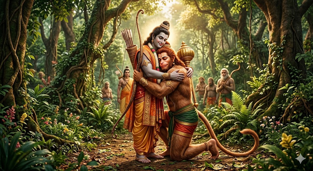 Image related to Kishkindha Kand Ramcharitmanas: Rama Hanuman Story