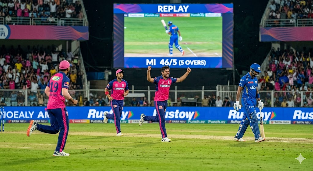 Image related to RR vs MI IPL 2026: Rajasthan Royals Dominate Rain-Hit Win