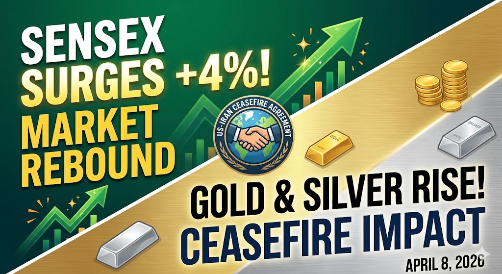 Image related to Gold & Silver Prices Rise April 8 2026: Sensex Surges