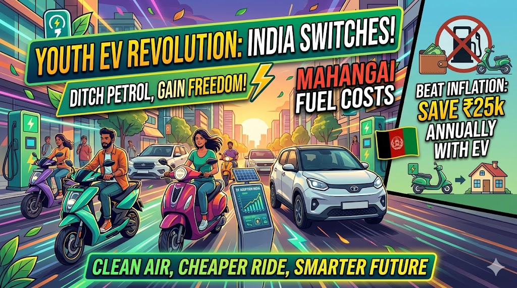 Image related to India's Youth EV Shift: Ditching Petrol for Electric