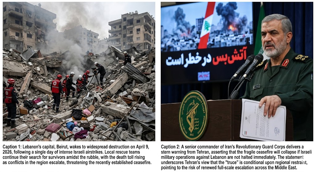 Image related to Israel-Iran War: Lebanon Strikes Risk Ceasefire Collapse