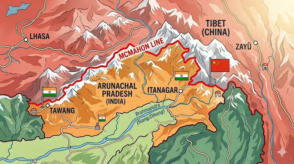 Image related to Arunachal Pradesh: India-China Border Dispute Explained