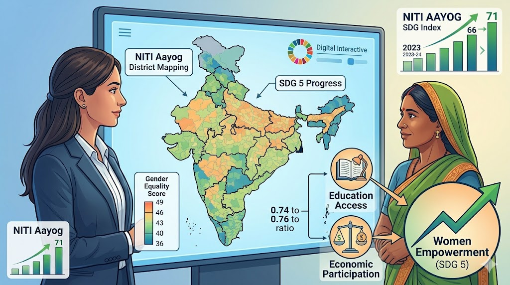 Image related to Sustainable Development in India: NITI Aayog & SDGs