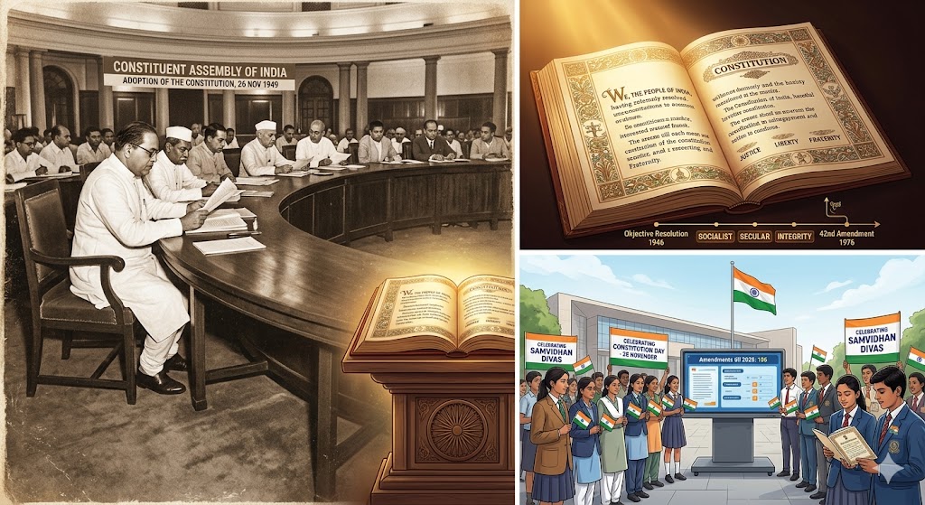 Image related to Indian Constitution: History, Parts & Amendments