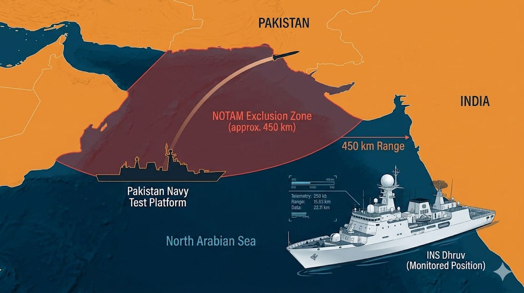 Image related to Pakistan's Arabian Sea Missile Test: Navy Power Display