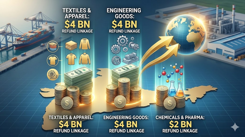 Image related to "India Eyes $10-12 Bn US Tariff Refund"