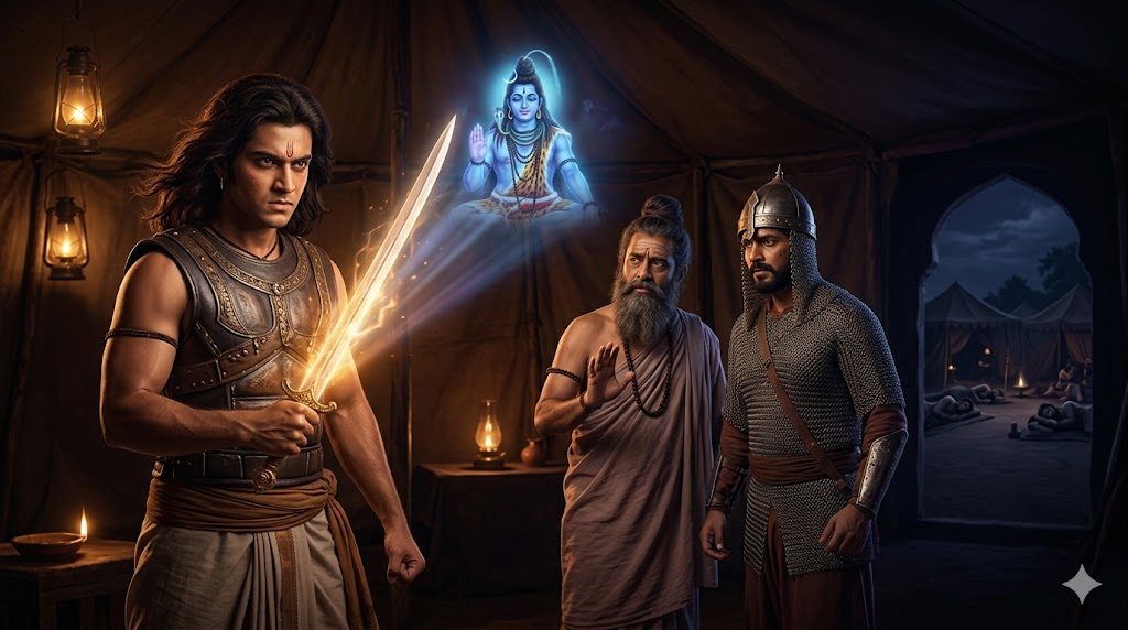 Image related to Sauptika Parva: The Night Massacre in Mahabharata