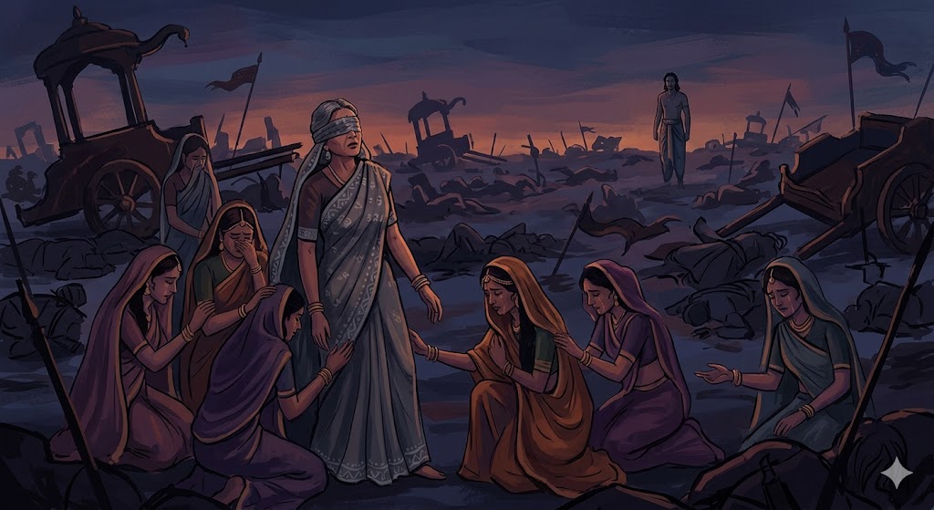 Image related to Stri Parva: The Heartbreaking Lament of Women in the Mahabharata