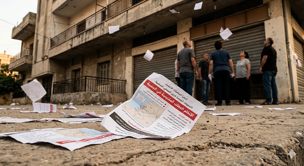 Image related to Israel Leaflets Warn Tyre Villages: Hezbollah plans