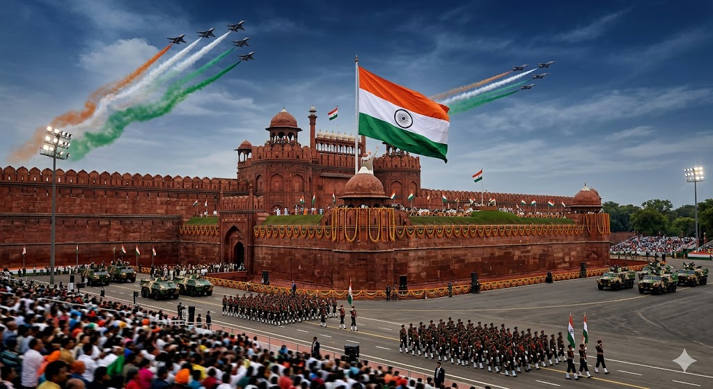 Image related to Red Fort History: PM Flag Hoisting on Independence Day