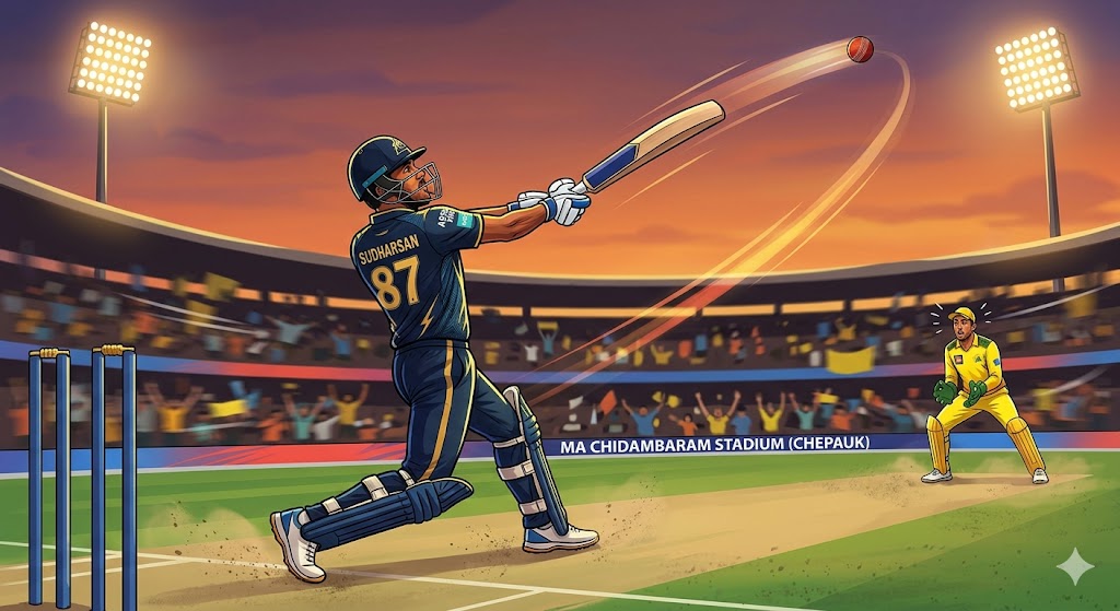 Image related to CSK vs GT IPL 2026: GT Thrash CSK by 8 Wickets.