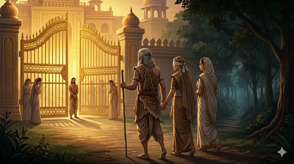 Image related to Ashramavasika Parva: The Hermitage Chapter of Mahabharata