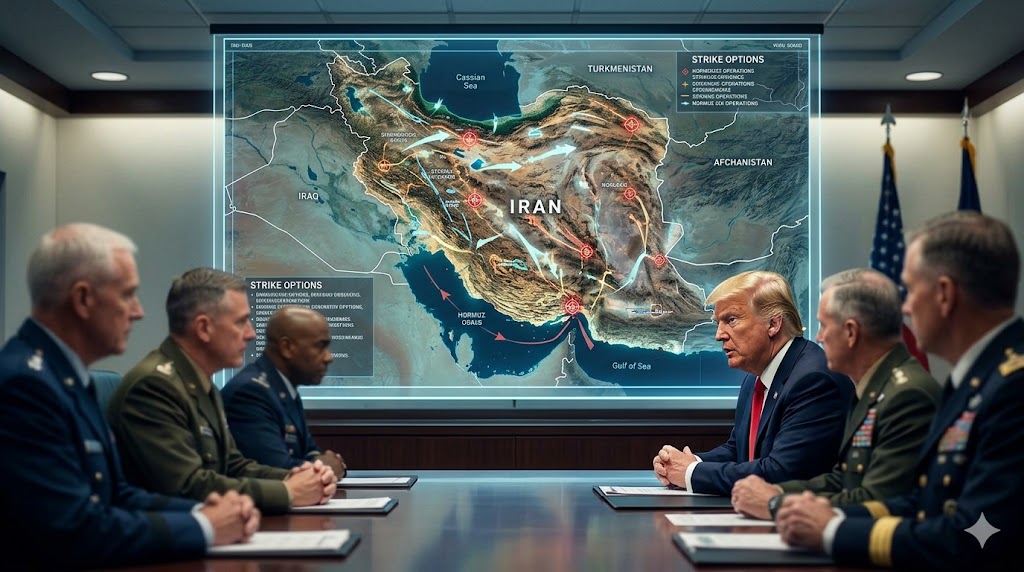 Image related to Trump Briefed on Iran Strike Options Amid Tensions