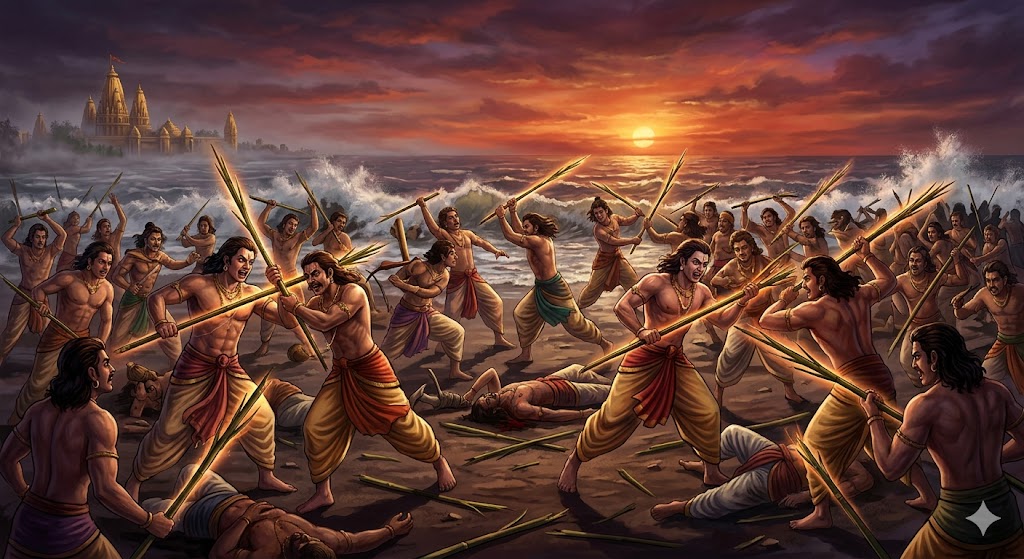 Image related to Mausala Parva: End of Yadavas & Krishna in Mahabharata
