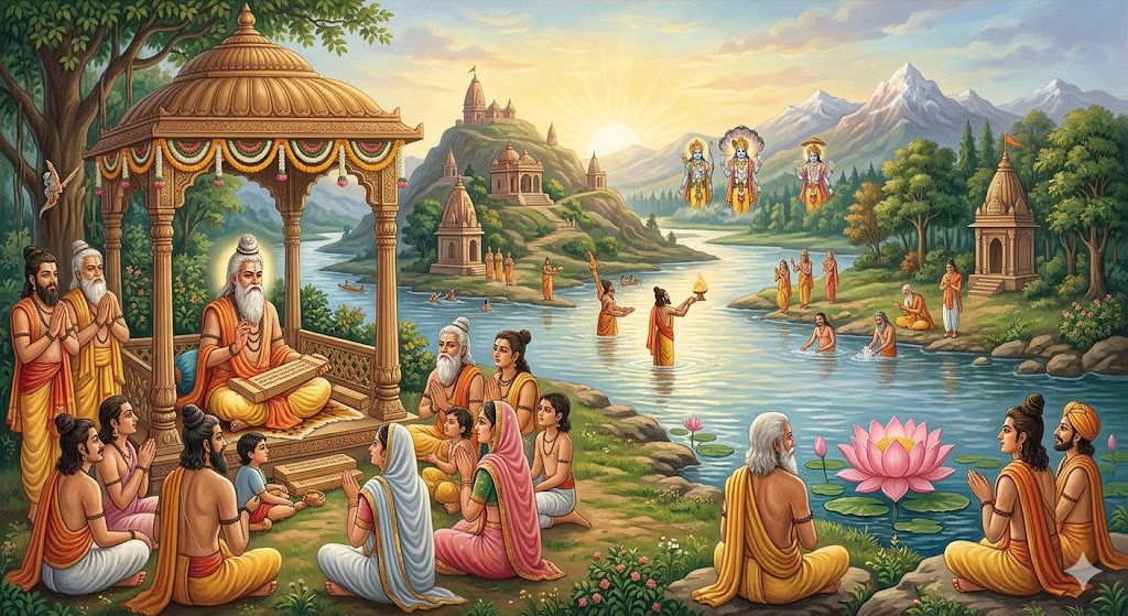 Image related to The Padma Purana: Lotus of Hindu Wisdom and sprituality 