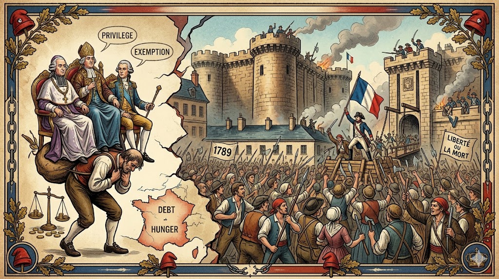 Image related to French Revolution: Causes, Start, and Historic Ending