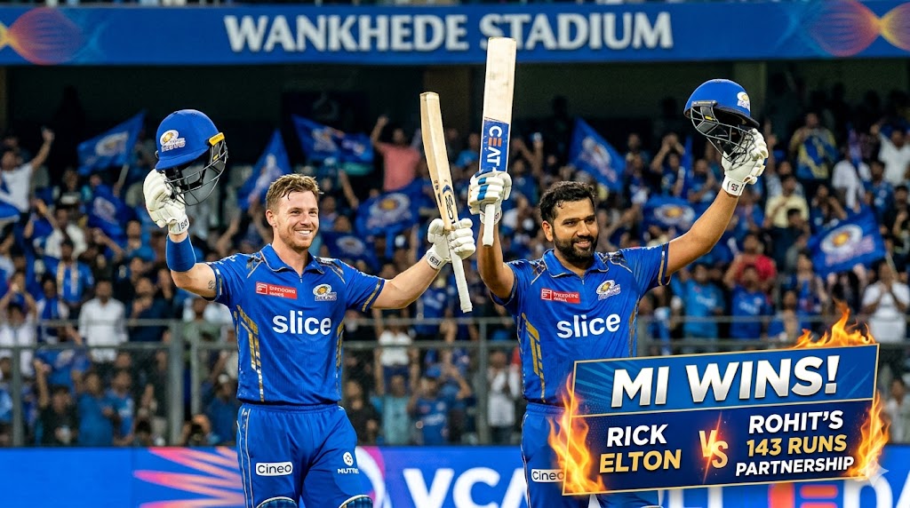 Image related to Mumbai Indians Defeat LSG in Thrilling IPL Chase