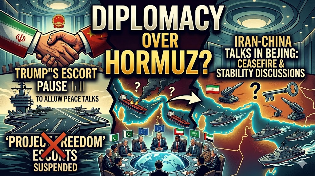 Image related to Iran China Talks Follow Trump Pause on Hormuz Effort