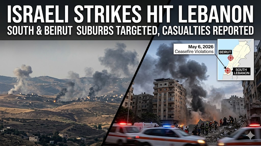 Image related to Israeli Strikes Hit South Lebanon and Beirut Suburbs
