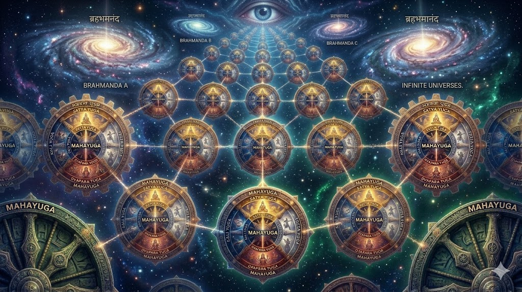 Image related to Eternal Yuga Cycles: Repetition in Hindu spritual Cosmology