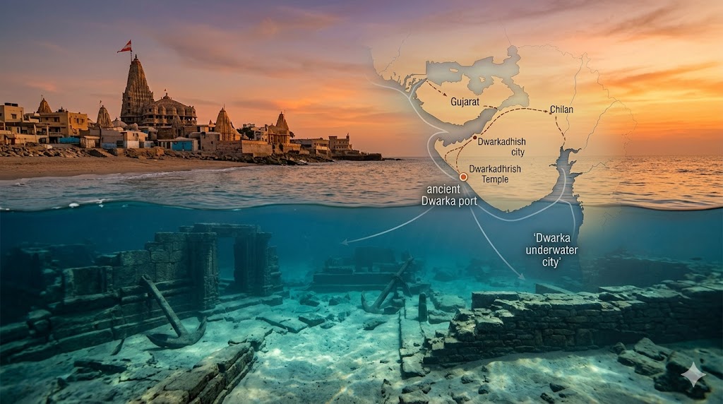Image related to Dwarka Submergence:  Archaeology of Krishna's lost City 