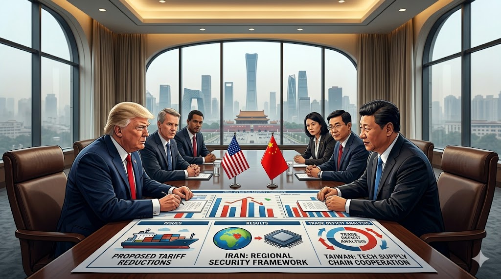 Image related to Trump in Beijing: Trump-Xi Summit 2026 amid war situation 